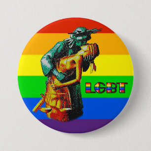 LGBT 7.5 CM ROUND BADGE