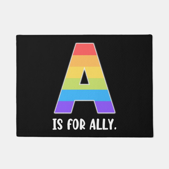 LGBT Ally Doormat (Front)