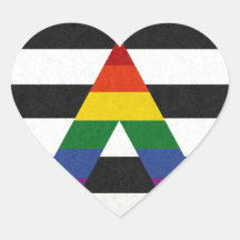 LGBT Ally Pride Flag Coloured Background