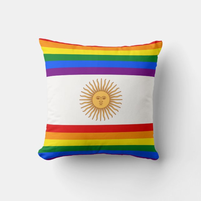 LGBT Argentina Cushion (Front)