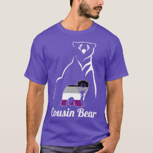 LGBT Asexual Cousin Bear Ace Pride Flag T-Shirt