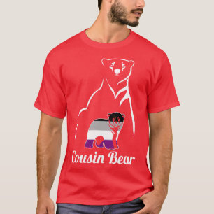 LGBT Asexual Cousin Bear Ace Pride Flag T-Shirt