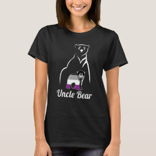 Lgbt Asexual Uncle Bear Ace Pride Flag T-Shirt