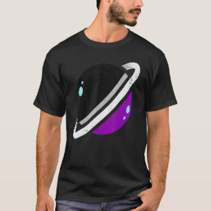 Lgbt Asexuality Flag Pride Saturn Equality Queer A T-Shirt