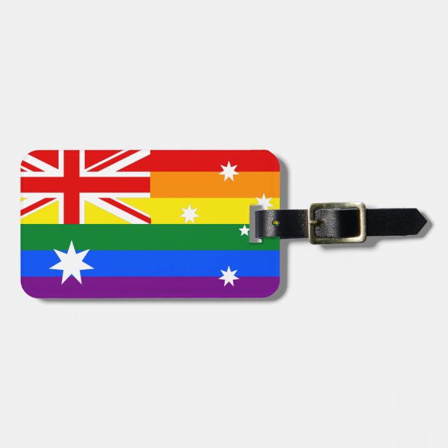LGBT Australia Luggage Tag (Front Horizontal)