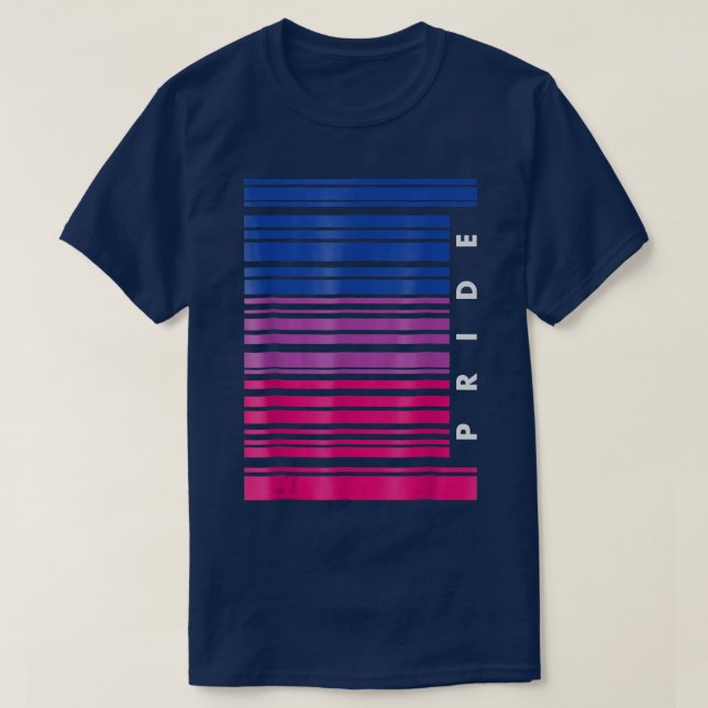 LGBT Awareness Month Barcode Panseual Pride LGBTQ  T-Shirt (Design Front)