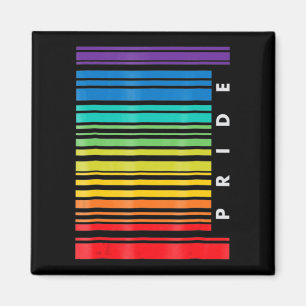 LGBT Awareness Month Barcode Pansexual Pride LGBTQ Magnet