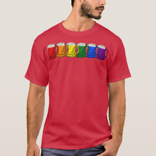 Lgbt Beer Mug Proud Lgbtq Ally Men Women Gay Pride T-Shirt