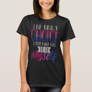 Lgbt Bi Pride Proud Bisexual Bisexuality Flag Gift T-Shirt