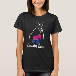 Lgbt Bisexual Cousin Bear Bi Pride Flag T-Shirt