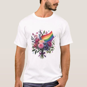 LGBT bouquet of flowers T-Shirt