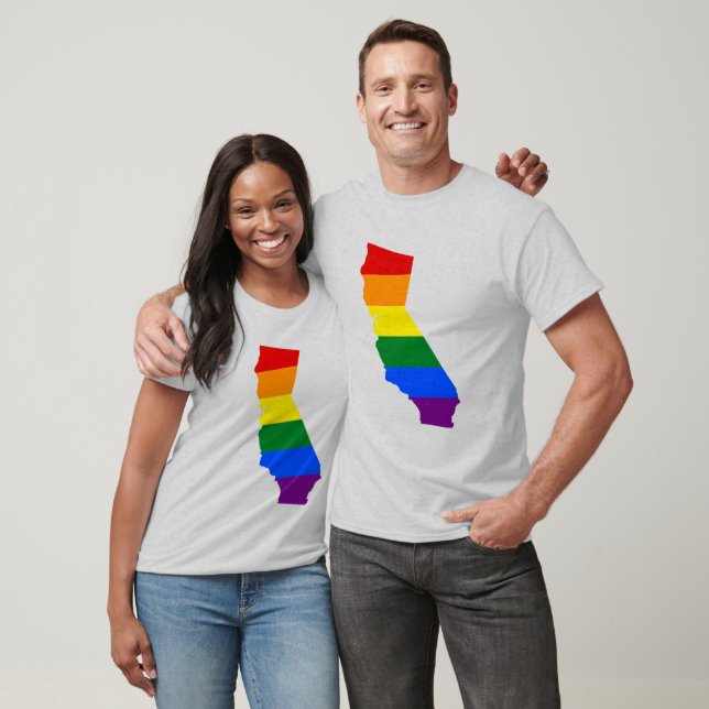 LGBT California, US state flag map Tank Top (Unisex)