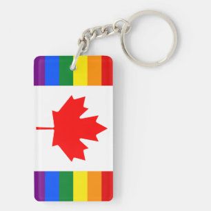 LGBT Canada Key Ring