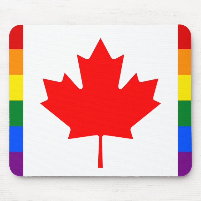 LGBT Canada Mouse Mat (Front)
