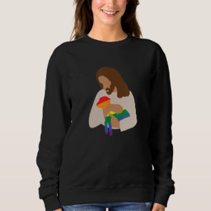 LGBT Christian Jesus Unconditional Love Rainbow La Sweatshirt