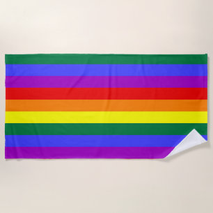LGBT Colours Beach Towel