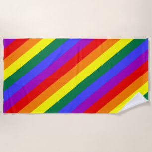 LGBT Colours Intense Beach Towel