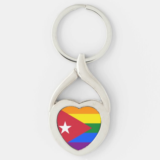 LGBT Cuba Key Ring (Front)