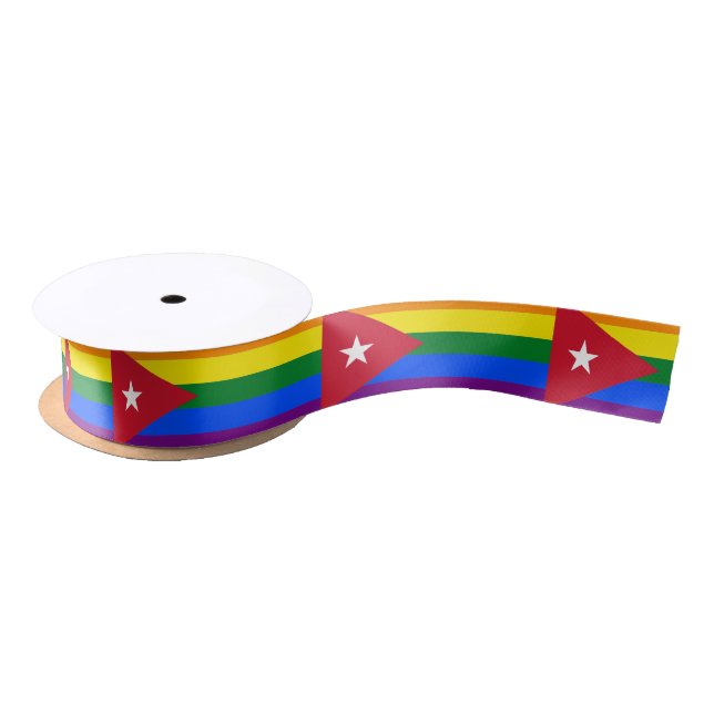 LGBT Cuba Satin Ribbon (Spool)