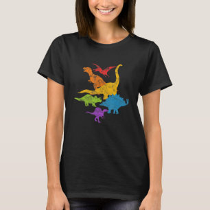 LGBT Dinosaur Gay Lesbian Transgender Bisexual Que T-Shirt
