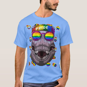 LGBT Dinosaur Gay Pride Month TRe Rainbow Lesbian T-Shirt