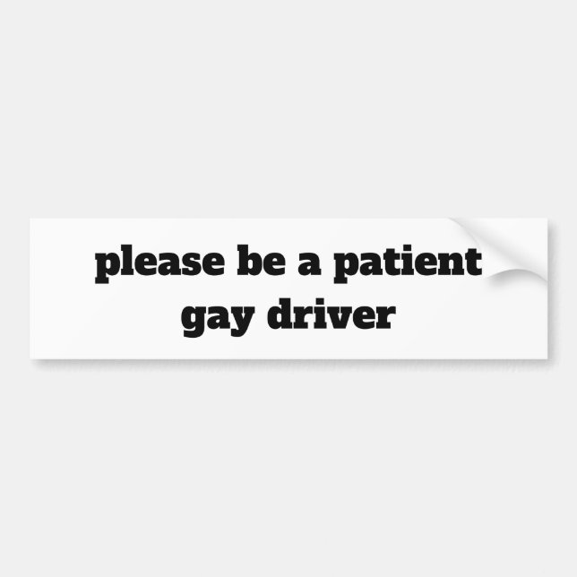 LGBT Driver Sticker (Front)