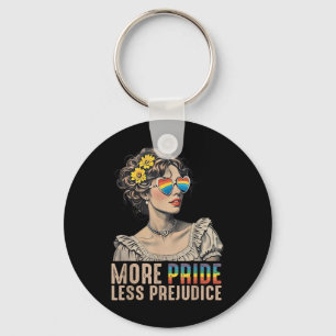 Lgbt Equal Rights More Pride Less Prejudice Rainbo Key Ring
