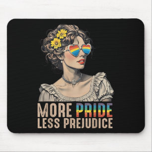 Lgbt Equal Rights More Pride Less Prejudice Rainbo Mouse Mat
