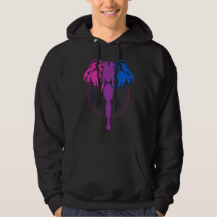 Lgbt Equality Bisexuality Flag Elephant Bi Pride B Hoodie