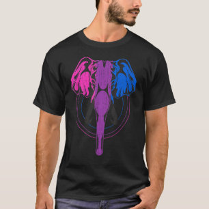 Lgbt Equality Bisexuality Flag Elephant Bi Pride B T-Shirt
