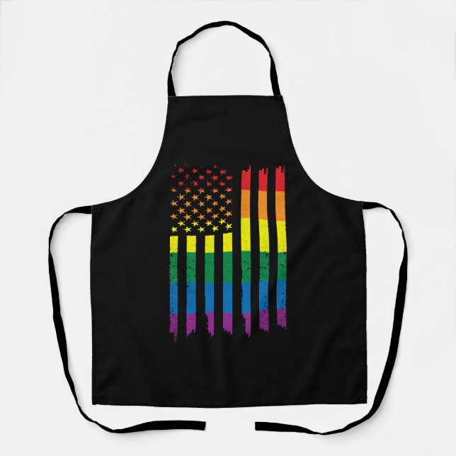 Lgbt Flag Apron (Front)