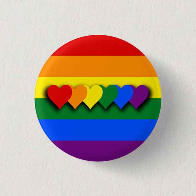 LGBT flag button (Front)