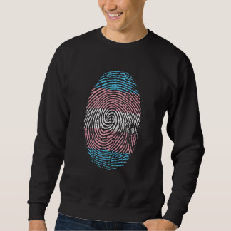 LGBT Flag Fingerprint Proud LGBT Pride Gifts Tee