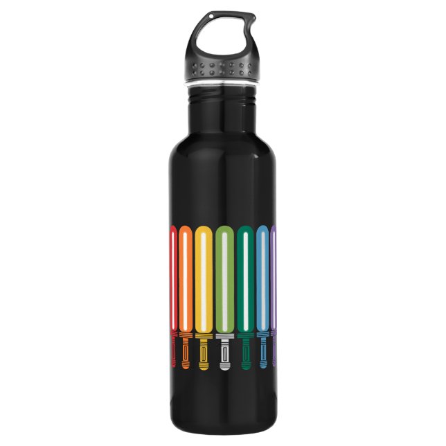 LGBT Flag Gay Pride  710 Ml Water Bottle (Front)