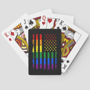LGBT Flag Gay Pride Month Transgender Playing Cards