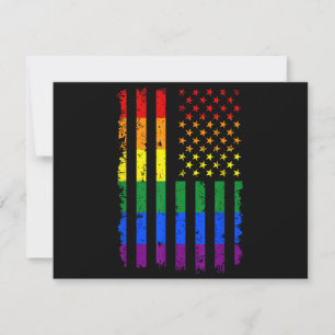 LGBT Flag Gay Pride Month Transgender Save The Date