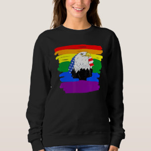 LGBT Flag Gay Pride Queer Month Transgender Rainbo Sweatshirt