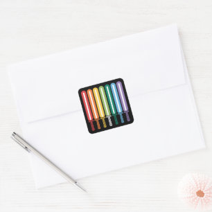 LGBT Flag Gay Pride  Square Sticker
