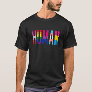 LGBT Flag Human Pride T-Shirt