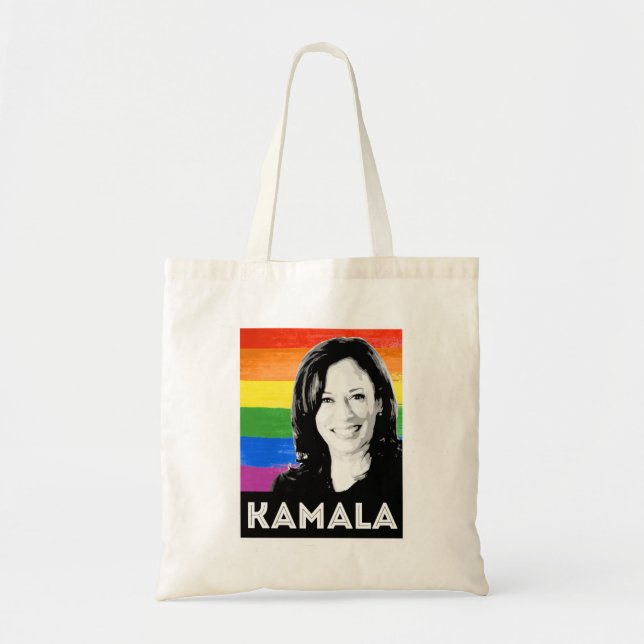 LGBT Flag - KAMALA HARRIS 2020 Tote Bag (Front)