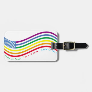 LGBT flag Luggage Tag