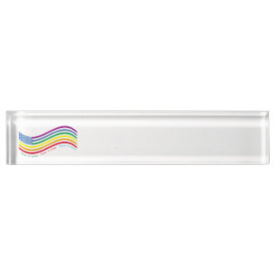 LGBT flag Nameplate