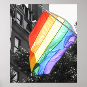LGBT Flag Photo Poster