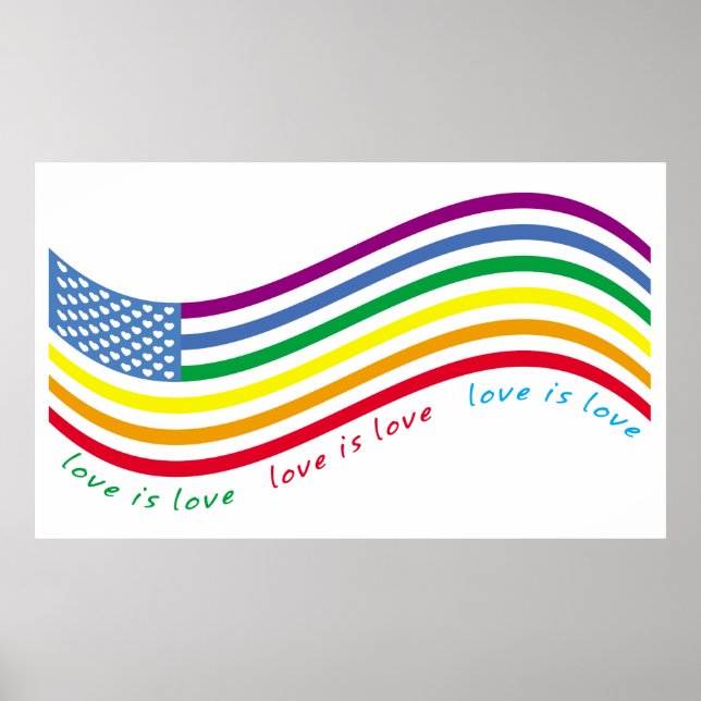 LGBT flag Poster (Front)