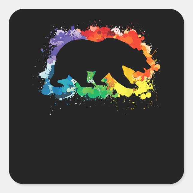 LGBT Flag Sounds Gay I am In  Copy Square Sticker (Front)