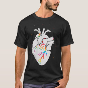 LGBT Flag T Heartbeat Gay Lesbian Resist Men Women T-Shirt