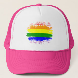 LGBT flag Trucker Hat
