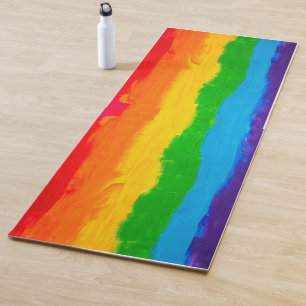 LGBT flag Yoga Mat