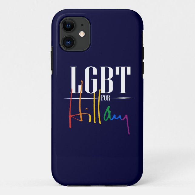 LGBT FOR HILLARY Case-Mate iPhone CASE (Back)