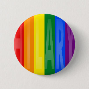 LGBT for Hillary Clinton Pinback Button